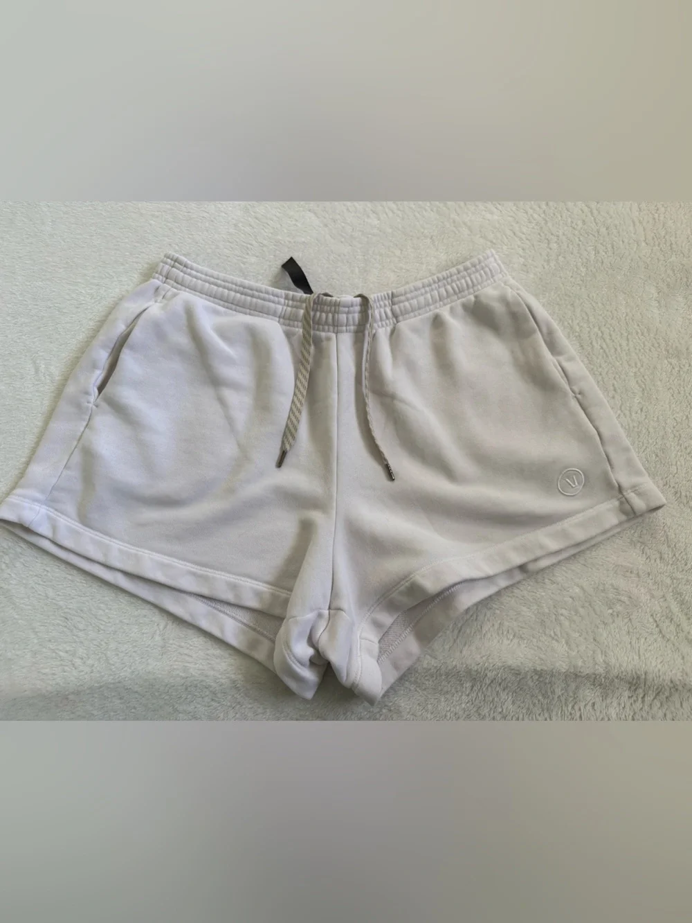 Vuori Women's White Athletic Shorts